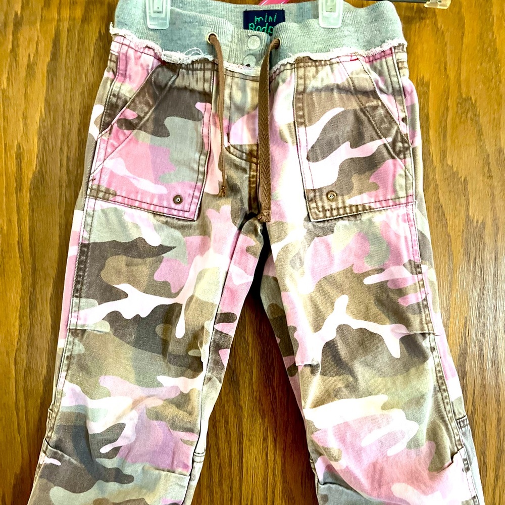 Mini Boden 4/5 Y Pink Camo - EUC